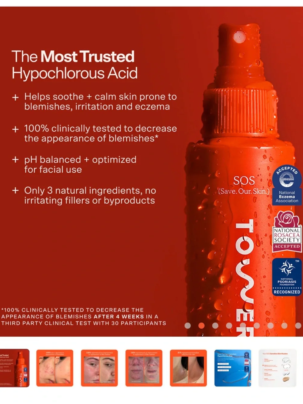 2/$20 Tower 28 SOS Facial Spray